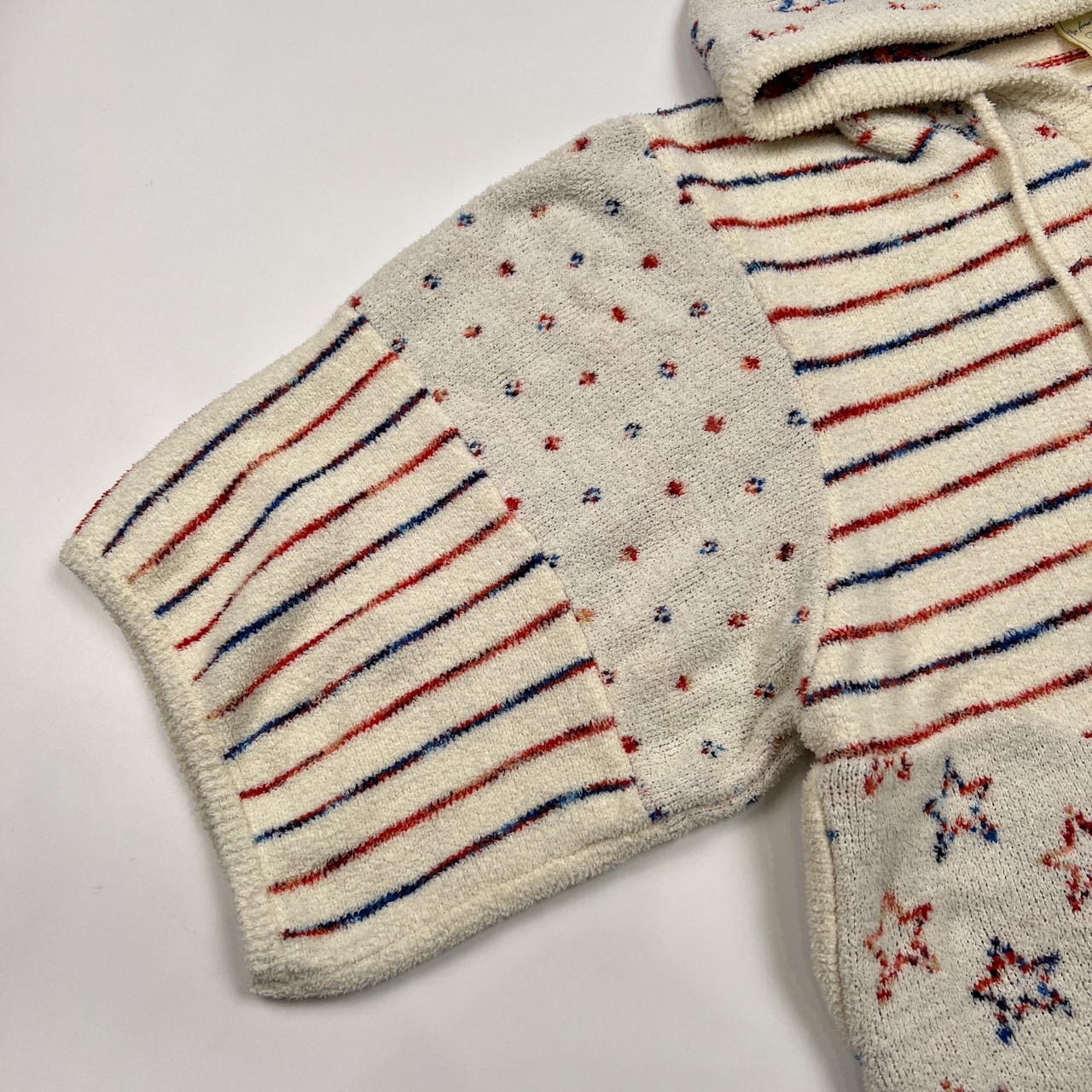 gelato pique ジェラートピケ 総柄 ダブルジップ パーカー ポンチョ F フリーサイズ