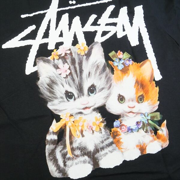 Stussy KITTENS TEE Black XL ステューシー 猫 キティ