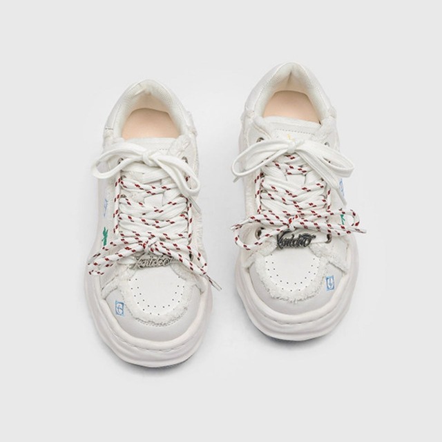 ポップエンブロイダリーボリュームスニーカー 2col   R01557