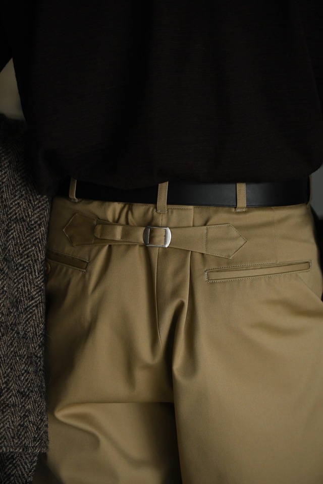 FOUNDOUR / TWILL PANTS (BEIGE)