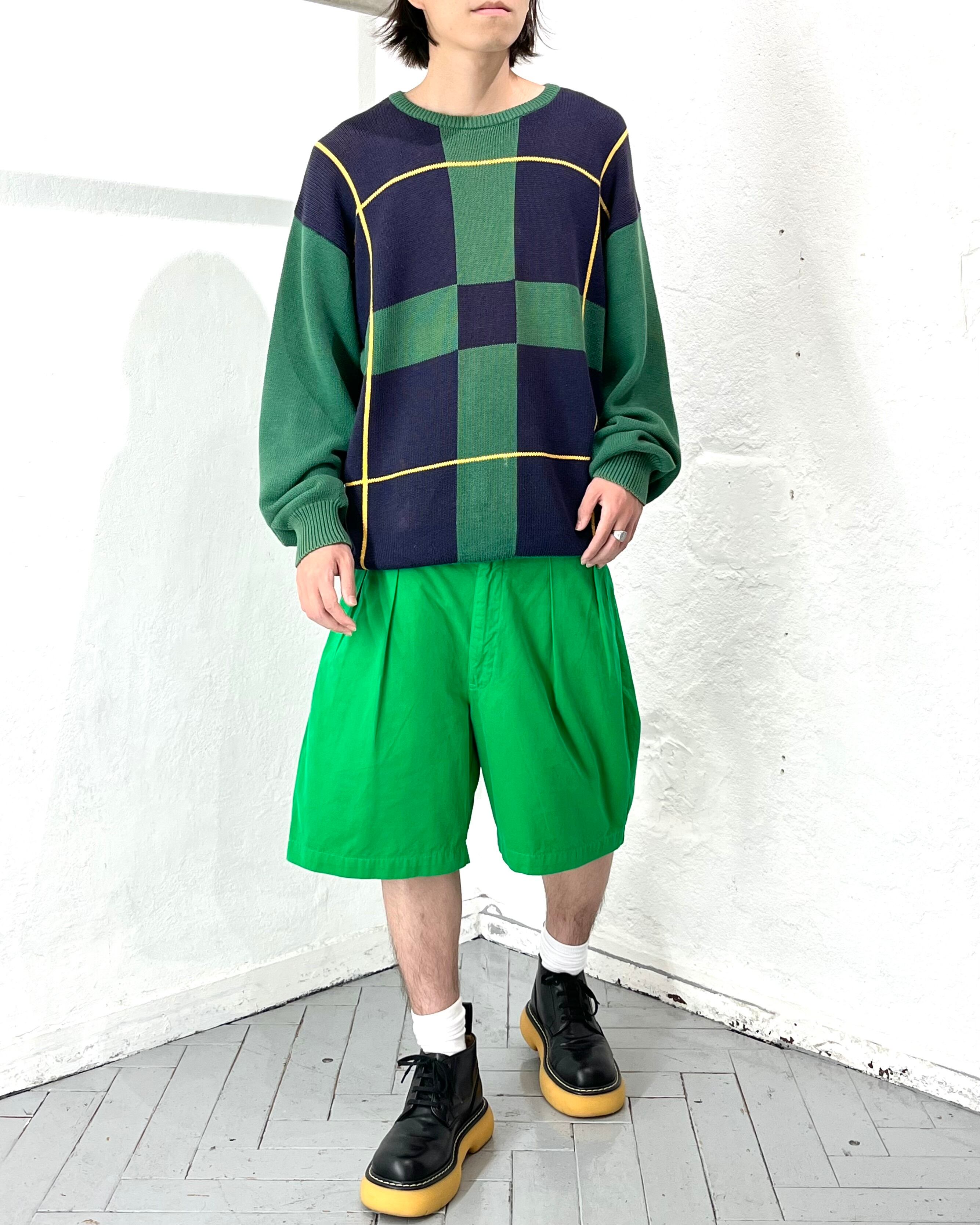 90s POLO GOLF Ralph Lauren "Green" 2tac Cotton Shorts