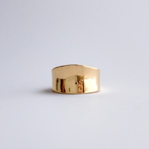 K18YG ring　no.ue006　光の受信機「u-e」シリーズ