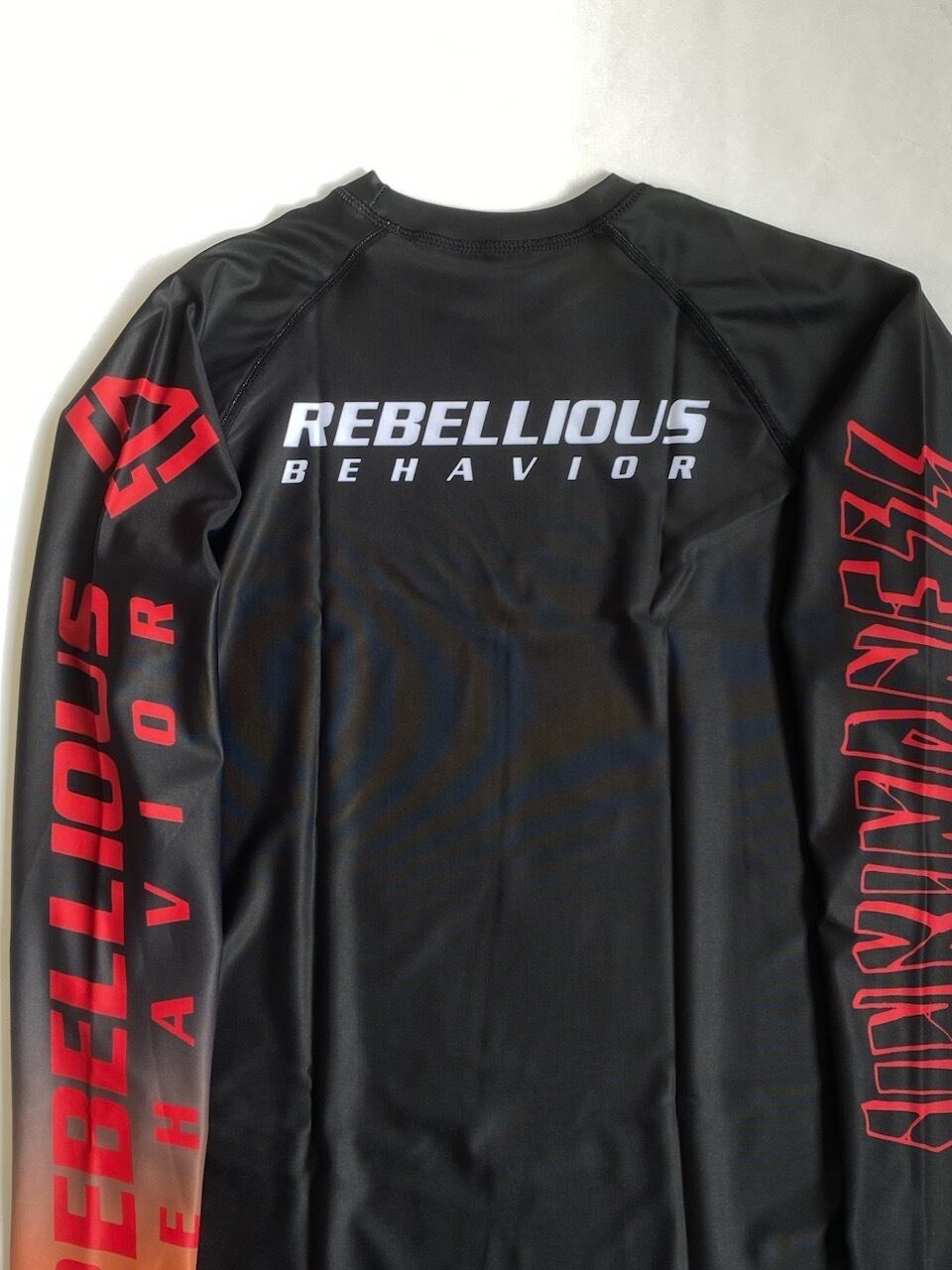 REBELLIOUS BEHAVIOR コラボ 男女兼用サイズRASH GUARD FULL SLEVE