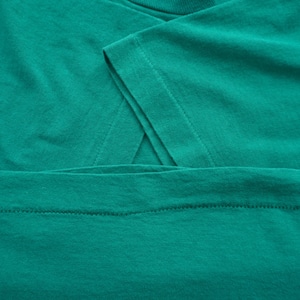 90s FRUIT OF THE LOOM Pocket TEE solid green "made in USA" [XL] 古着