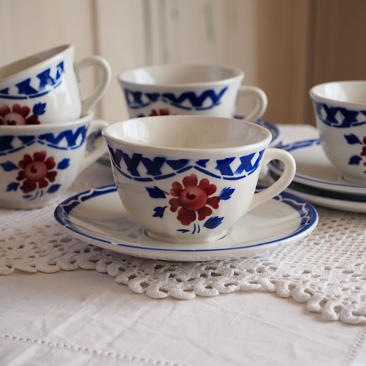 リュネヴィルのカップ&ソーサー