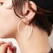 EARRINGS || 【通常商品】 RAME-RAME HOOP EARRINGS (SILVER) || 1 EARRINGS || SILVER || EBH012