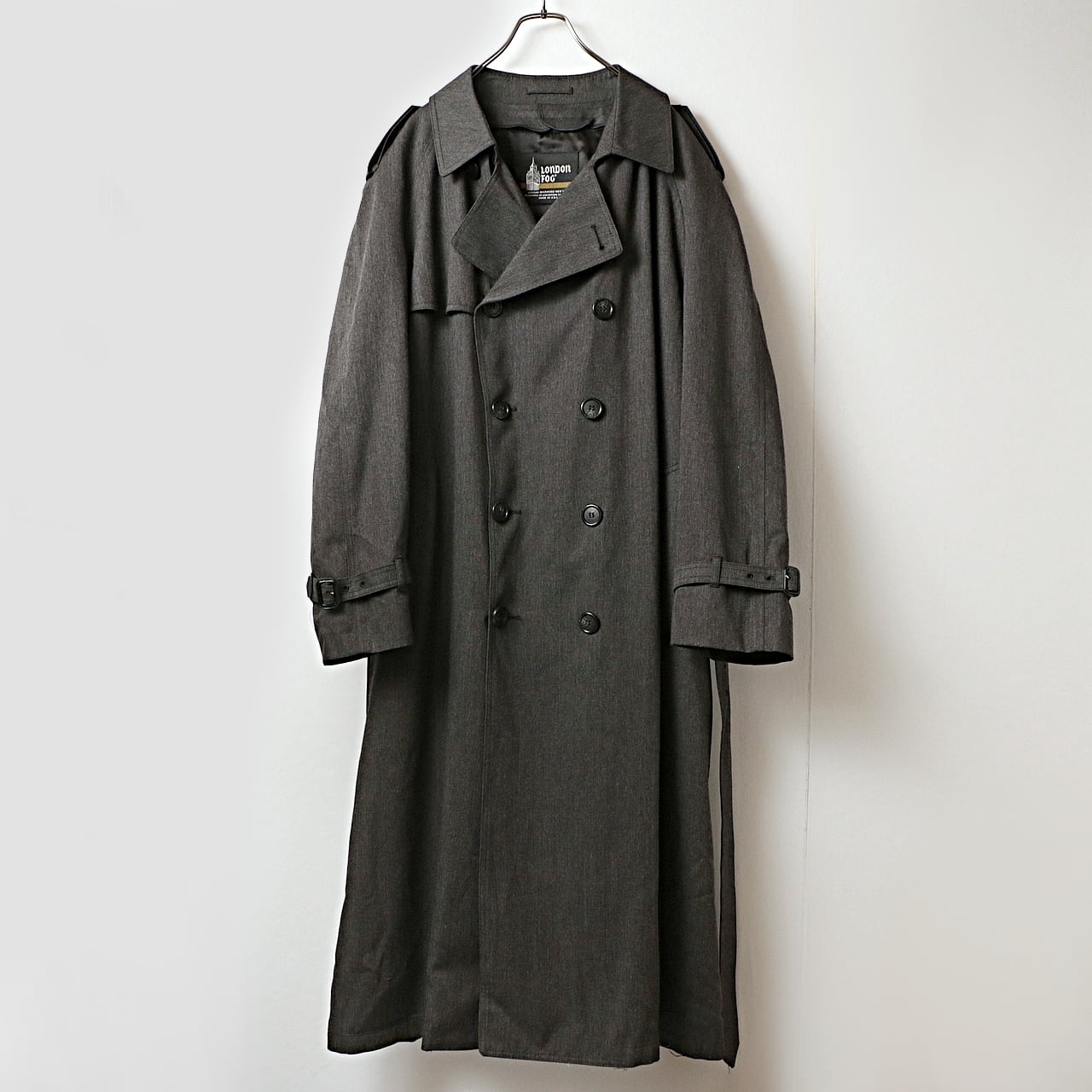 80s LONDON FOG ロンドンフォグ usa製 トレンチコート 古着 80s LONDON FOG ロンドンフォグ usa製 トレンチコート 完品 古着 used