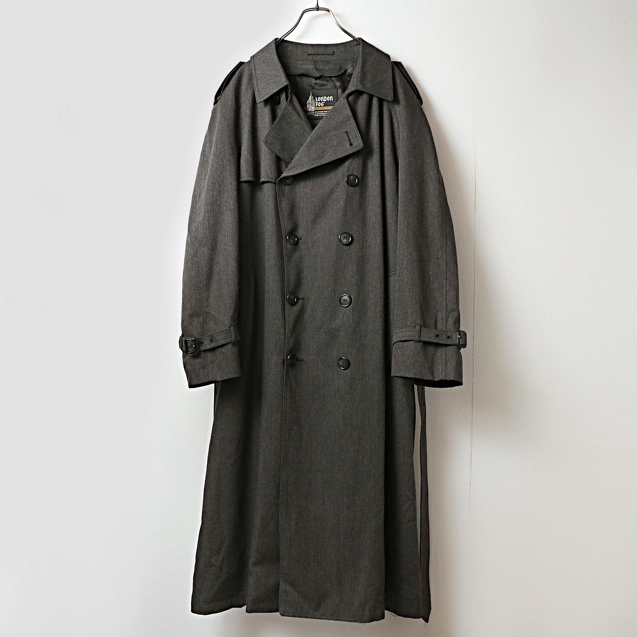 80s LONDON FOG ロンドンフォグ usa製 トレンチコート 完品 古着 used
