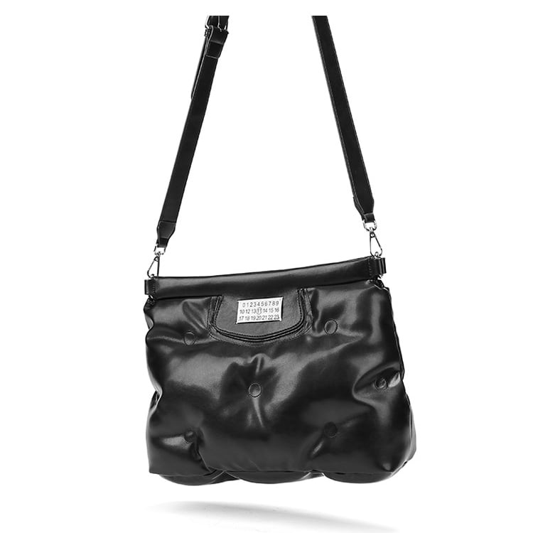 beauty&youthフェイクレザー ビッグショルダーバッグ ブラック BEAUTY&YOUTH UNITED ARROWS（ビューティーアンドユース