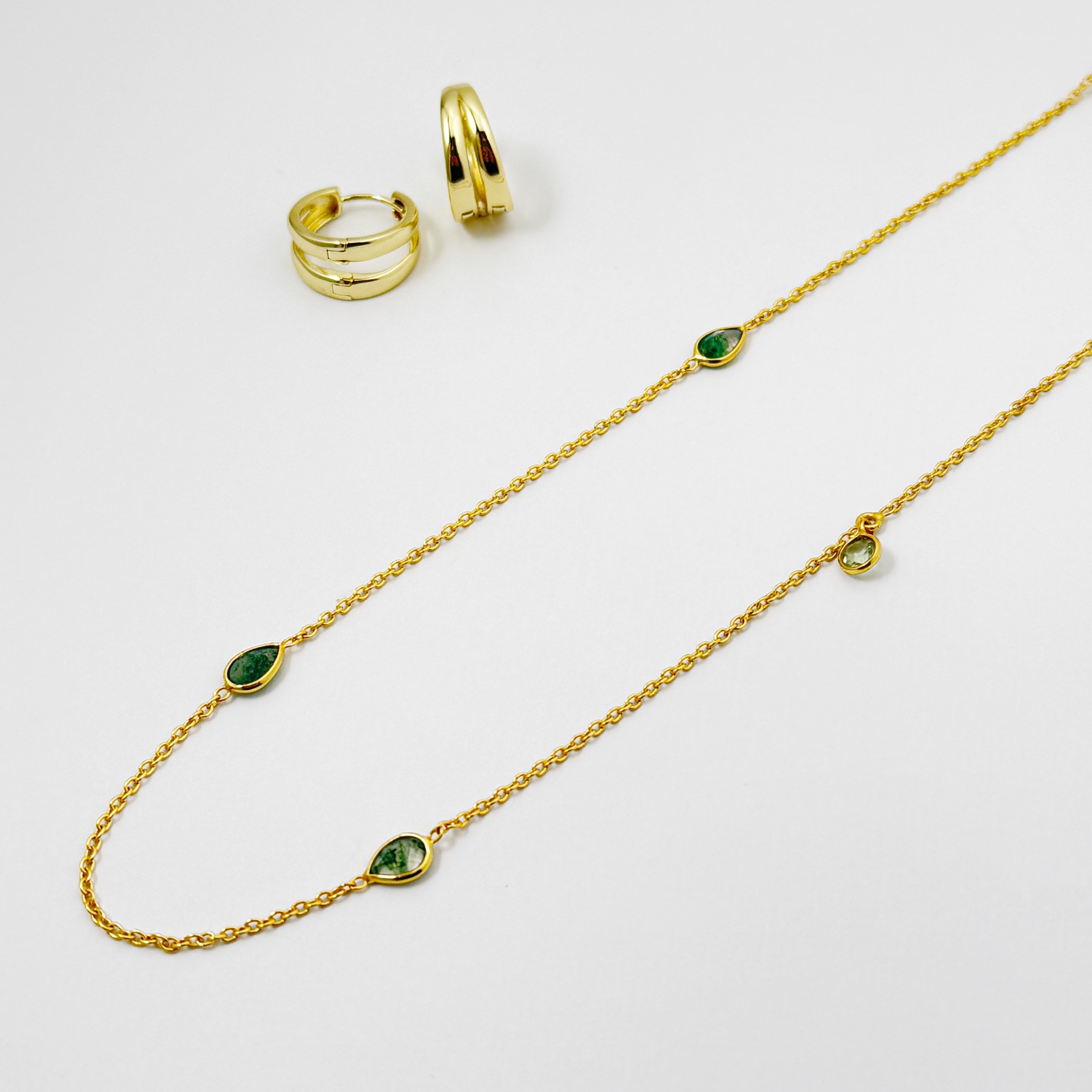 再入荷】Gold Coating カチッと ダブルフープ ピアス | 【公式通販