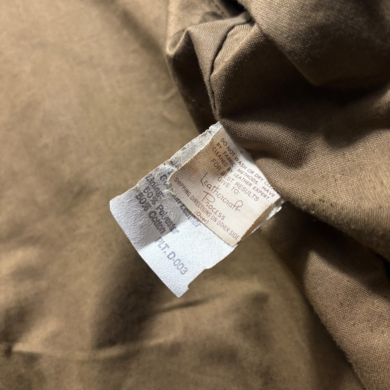 vintage 1980’s “A-2” leather flight jacket