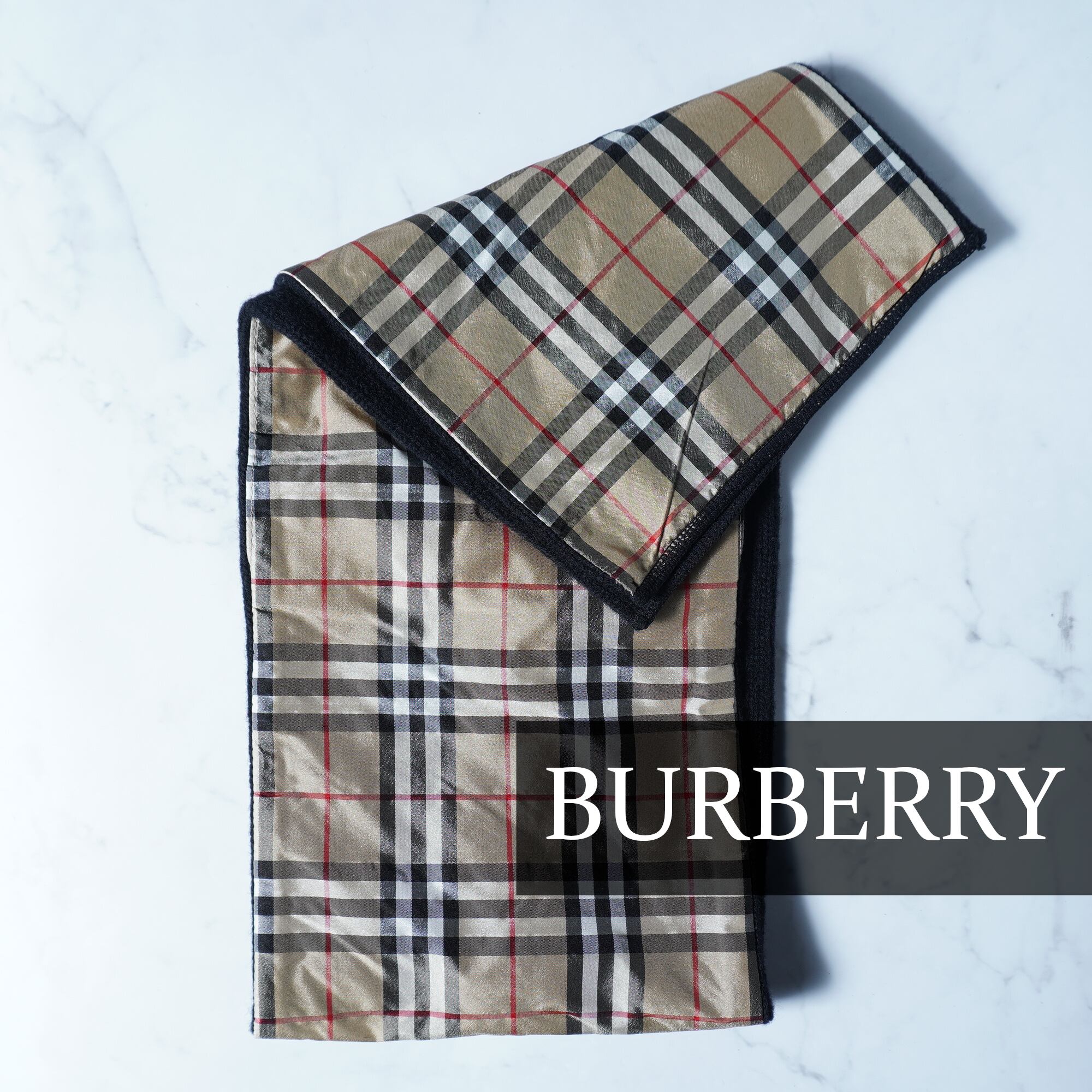 BURBERRY バーバリー ノバチェック リバーシブル ダウンジャケット 黒 