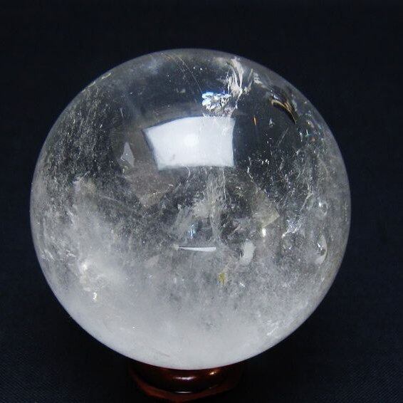 水晶 丸玉 58mm スフィア 置物 水晶玉 一点物 151-8959