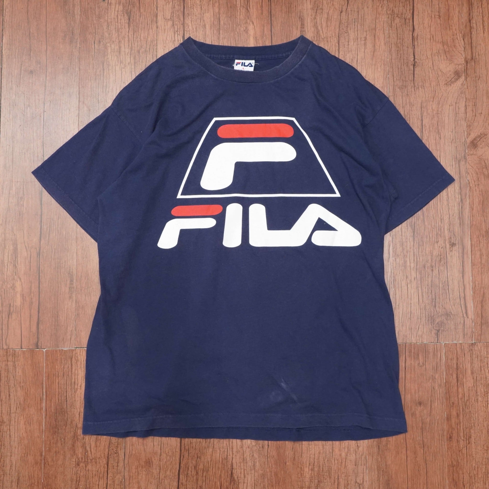 【ヴィンテージ‼︎】FILA フィラ 90sリンガー Tシャツ センターライン