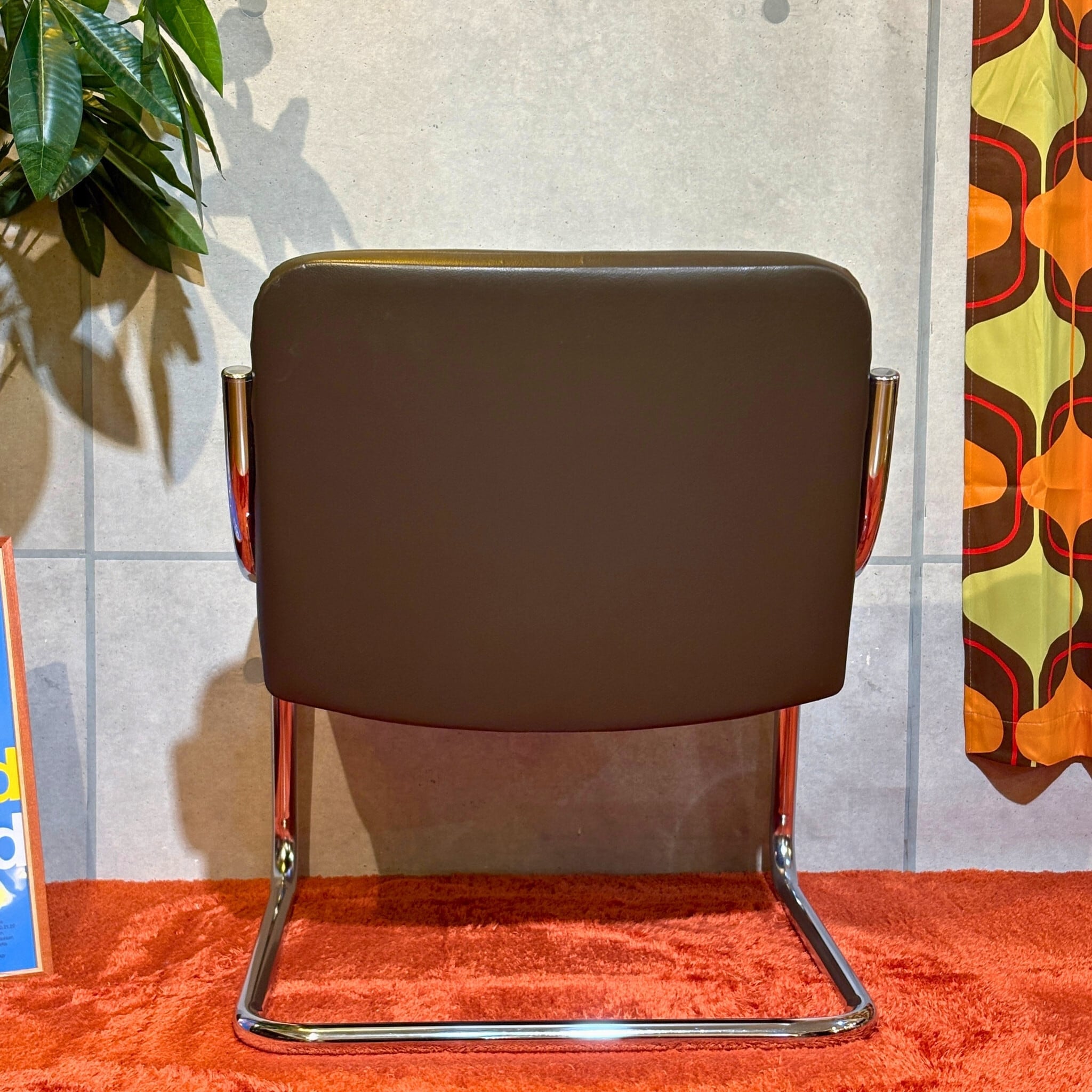 USED】Cantilever Chrome Lounge Chair / カンティレバー ラウンジ