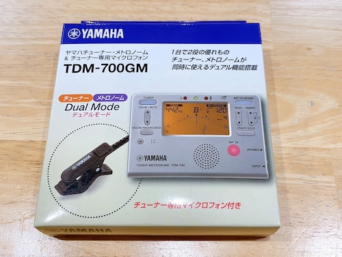 ヤマハ  チューナーマイク付チューナーメトロノーム TDM-700GM