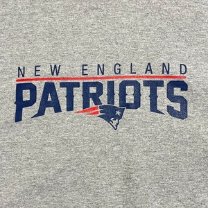 【GILDAN】NFL ニューイングランド・ペイトリオッツ New England Patriots アメフト プリント ロゴ スウェット パーカー フーディー hoodie プルオーバー XL ビッグシルエット 切替 us古着