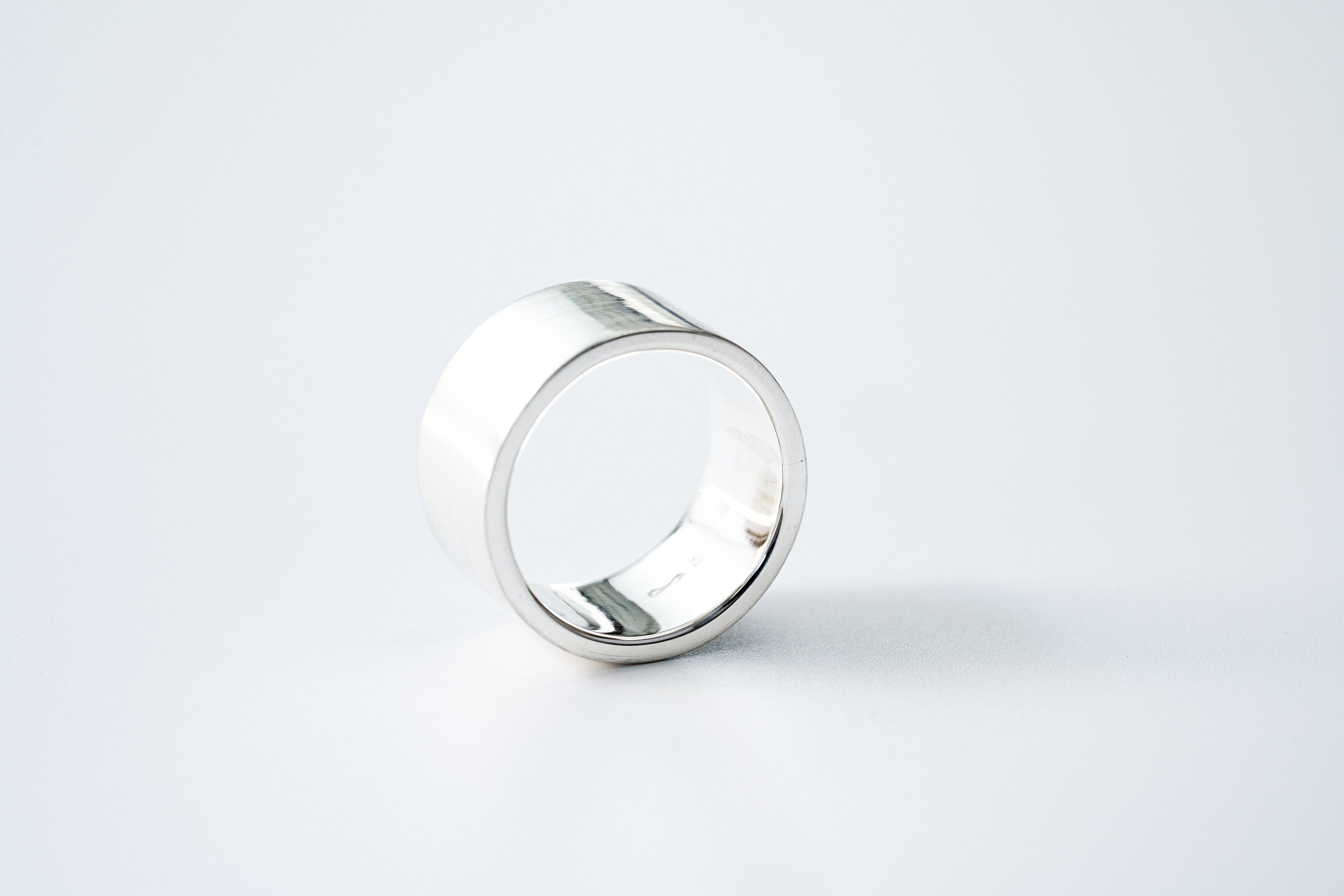 R-060 12mm Matte ring | WAKAN SILVER SMITH online store
