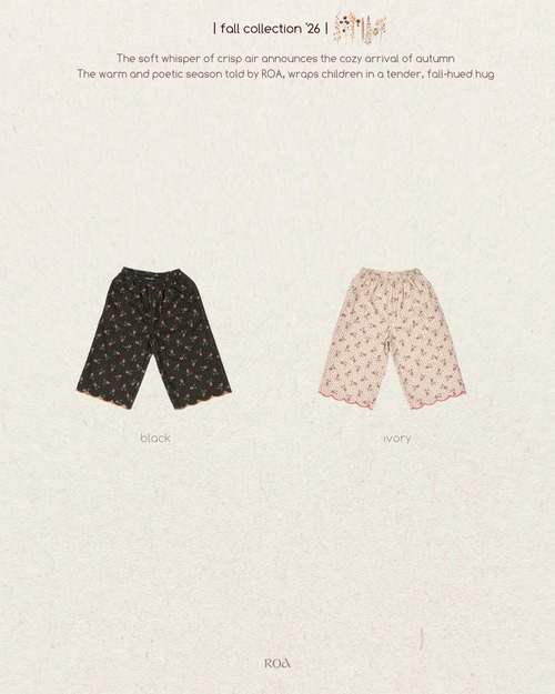 ROA［取寄］scarlep pants 26autumn