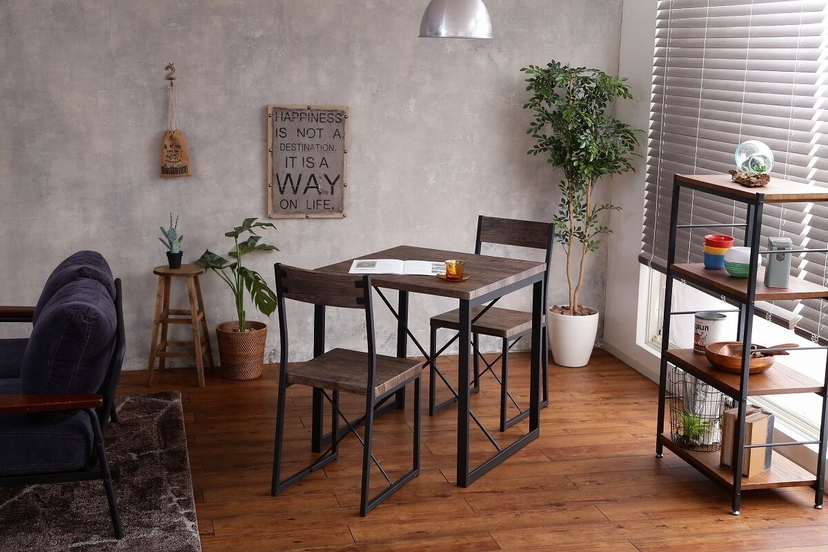 【3点セット】courage 幅70cmテーブル+チェア2脚 楽天市場】【3点セット】courage 幅70cmテーブル+チェア2脚 【3