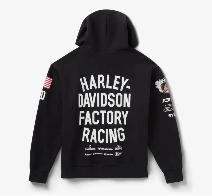 ユニセックス】FACTORY RACING ハーレーダビッドソン プルオーバー