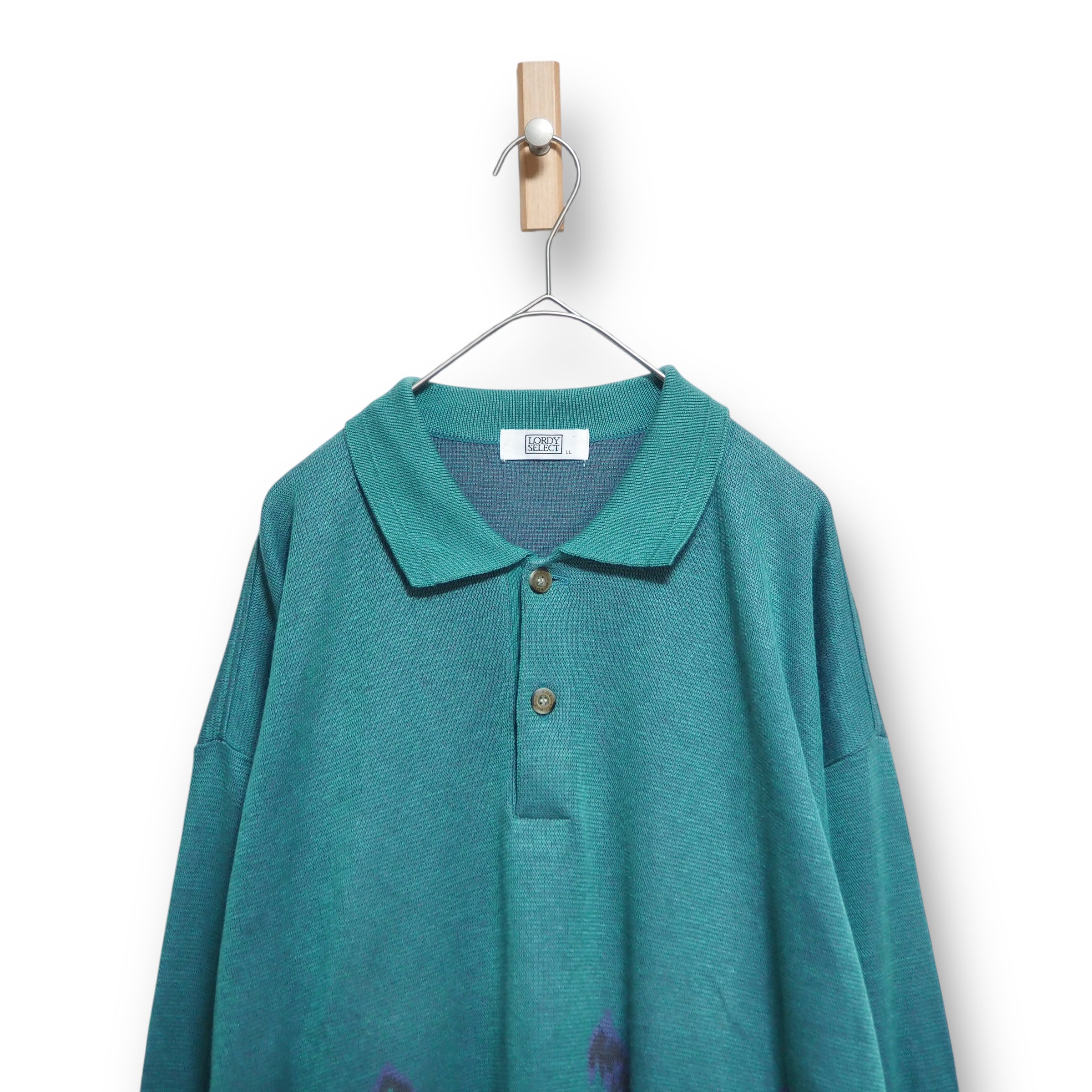 【VINTAGE】デザインポロニット