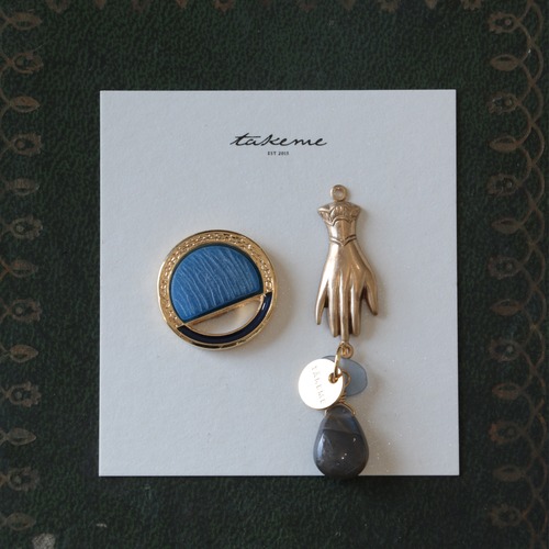 【完売】アシンメトリーブルー