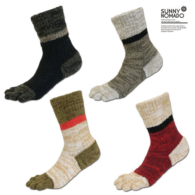 SUNNY NOMADO サニーノマド 足ぶくろ 靴下 5本指ソックス SOCKS メンズ