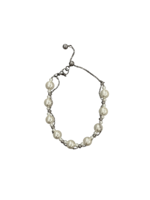 【ALUDE SELECT】space wave pearl bracelet