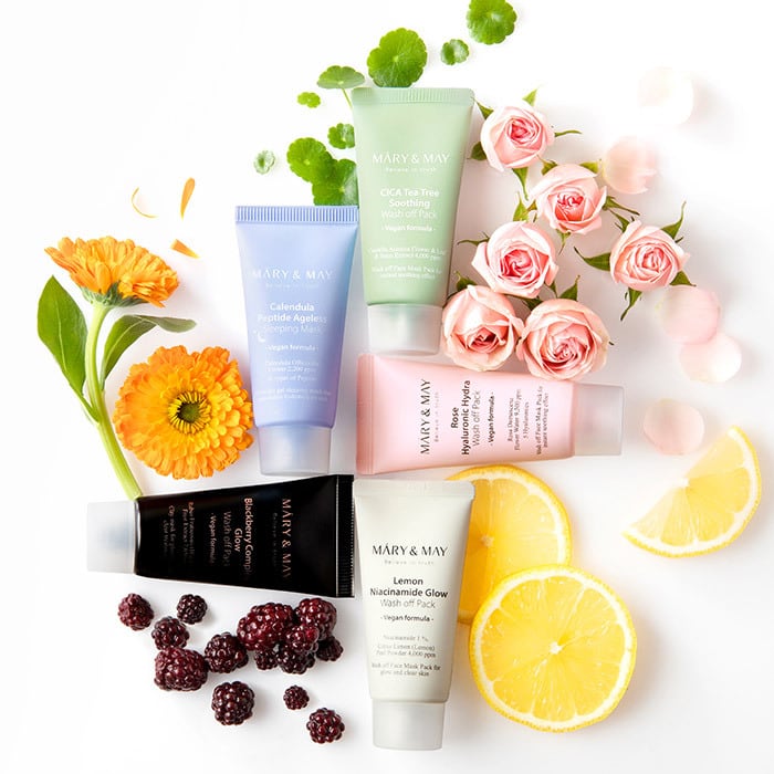 MARYANDMAY VEGAN WASH OFF MASK MINI GIFT SET/ヴィーガン ウォッシュ