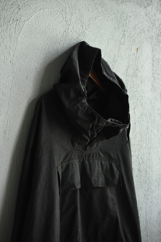 Utah/“swiss army” snow camouflage anorak parka/black over dye & draw code/rework