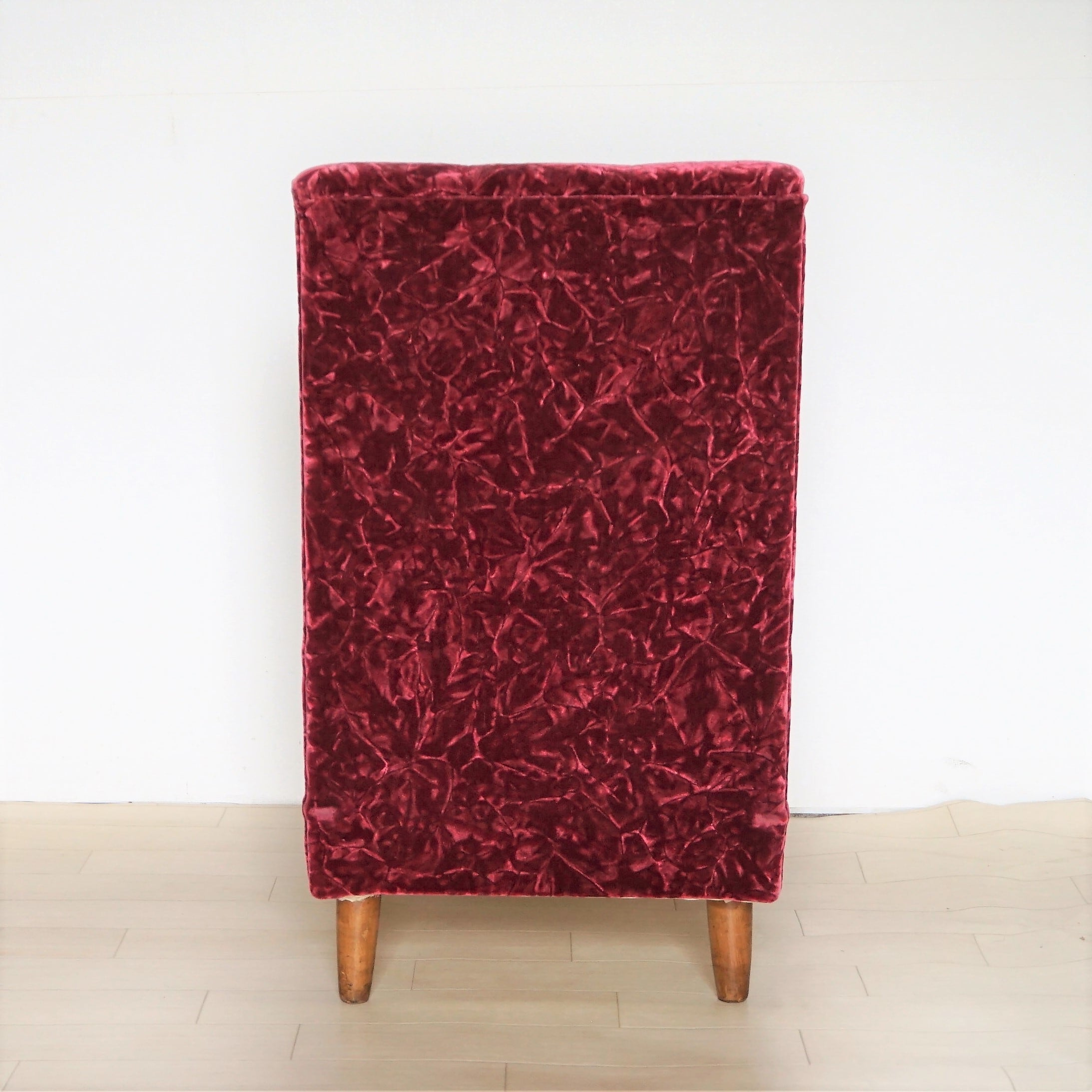 ワインレッドのソファー 1人掛け | 純喫茶家具の村田商會