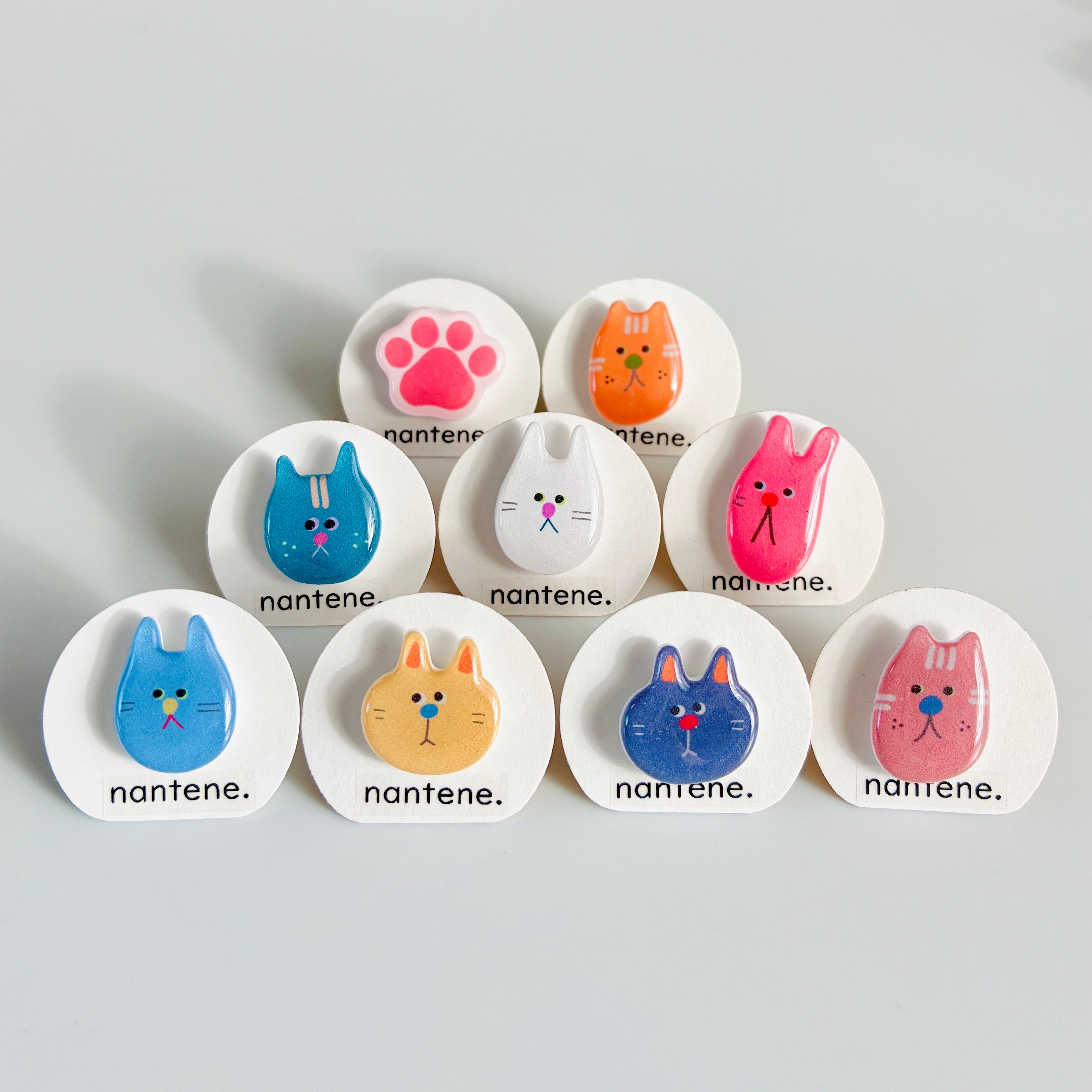 選べるミニピアス 猫