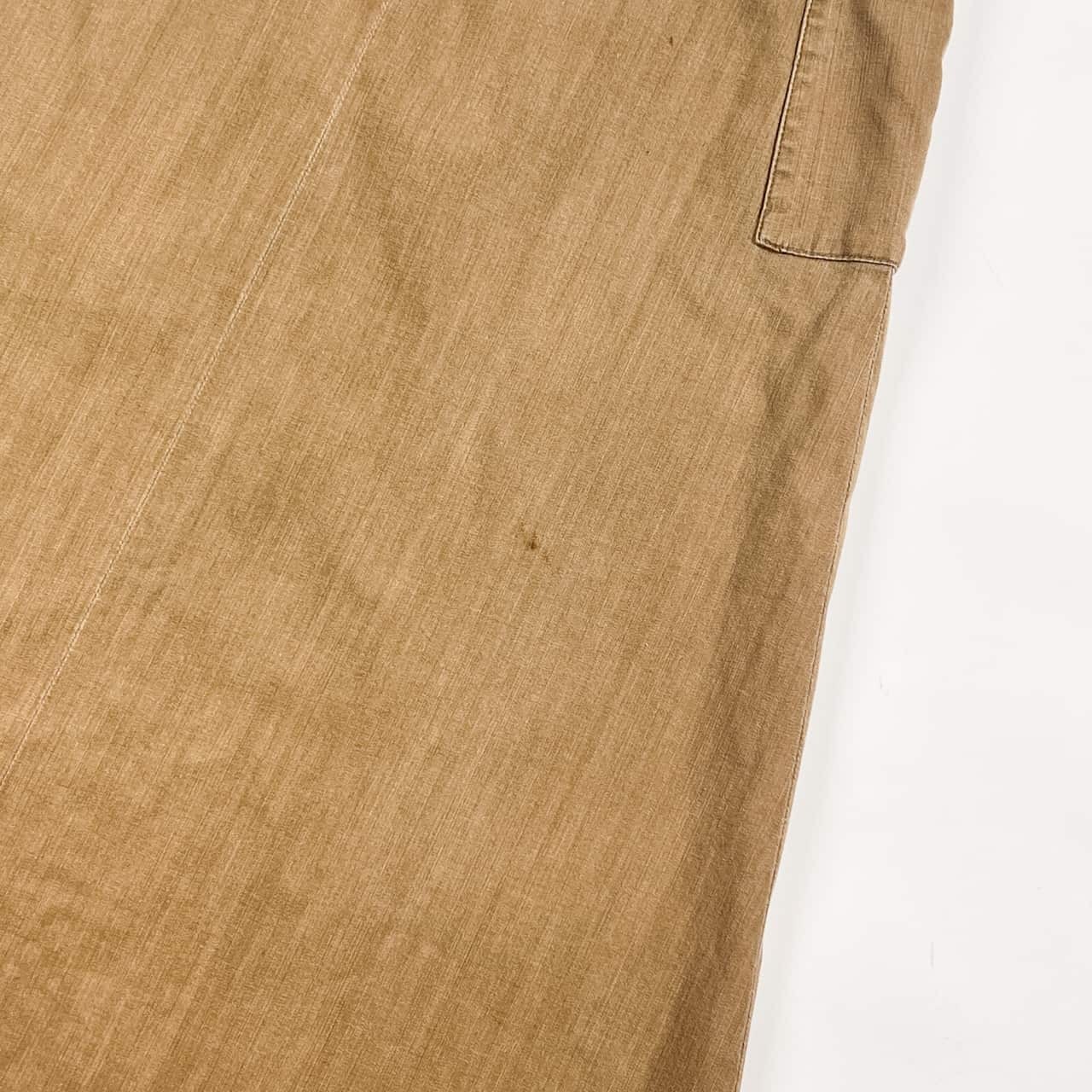 Mademoiselle NON NON マドモアゼルノンノ 台形スカート 36/ベージュ レディース