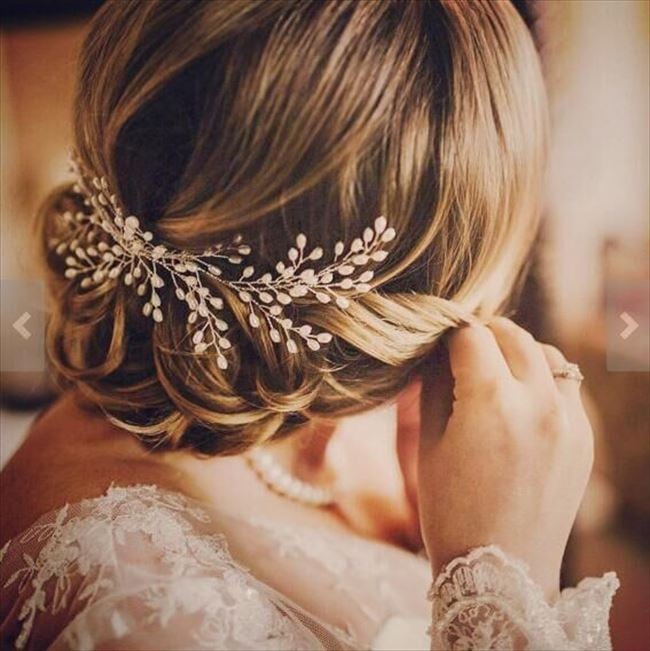 結婚式 コーム ヘアアクセサリー お呼ばれ 髪飾り ヘッドドレス 
