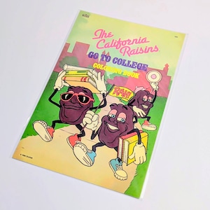狭いスペースでも◎待望のB5ポスター!【 California Raisins( カリフォルニアレーズン ) 】 POSTER / ポスター 〚アメリカン雑貨 アメトイ〛