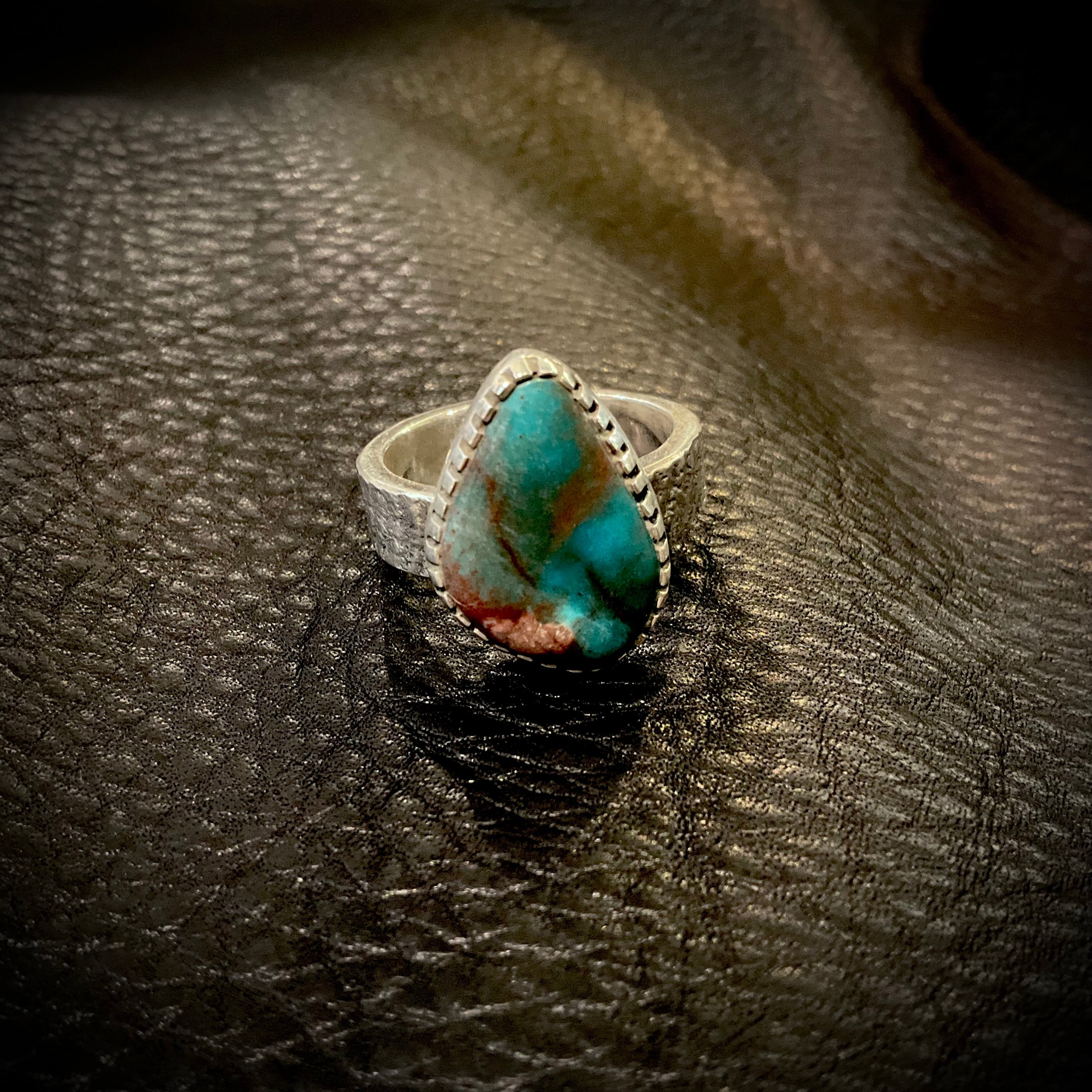 WHEEL WORKS ホイールワークス Smoky Bisbee Turquoise Ring