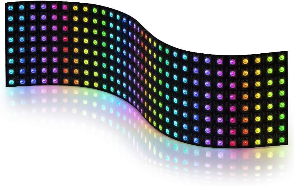 屋外用防水 WS2812B ECO RGB合金ワイヤー 8X32cm 265ピクセル LED