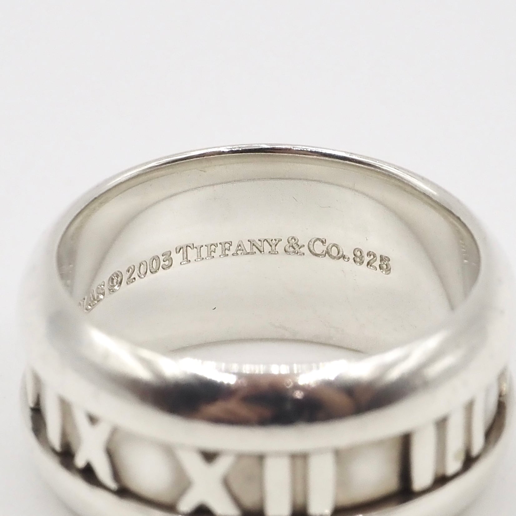 Tiffany&Co. 約10号 アトラス リング シルバー925 ティファニー