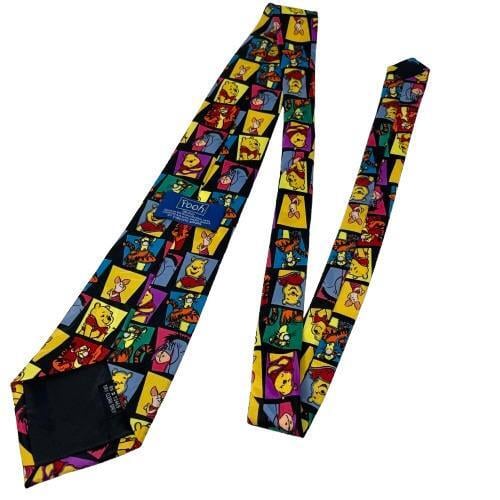 中古】 90s Winnie the Pooh Neck Tie ウィニー ザ プー ネクタイ