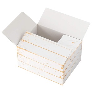 【在庫のみ】ヘッズ(Heads) アンティークホワイトウッド撥水宅配ボックス-4(10枚) 白 W220×H120×D170mm AWW-HCT4 10枚入 宅配サイズ60