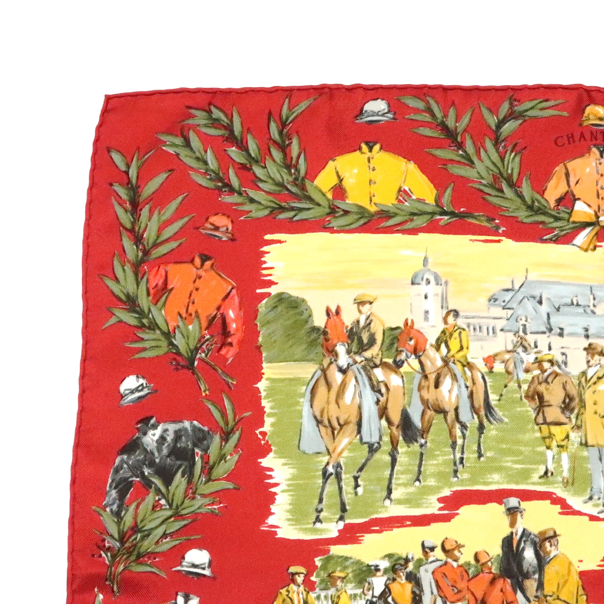 エルメス HERMES/スカーフ ガヴロッシュ シャンティイ競馬場 CHANTILLY