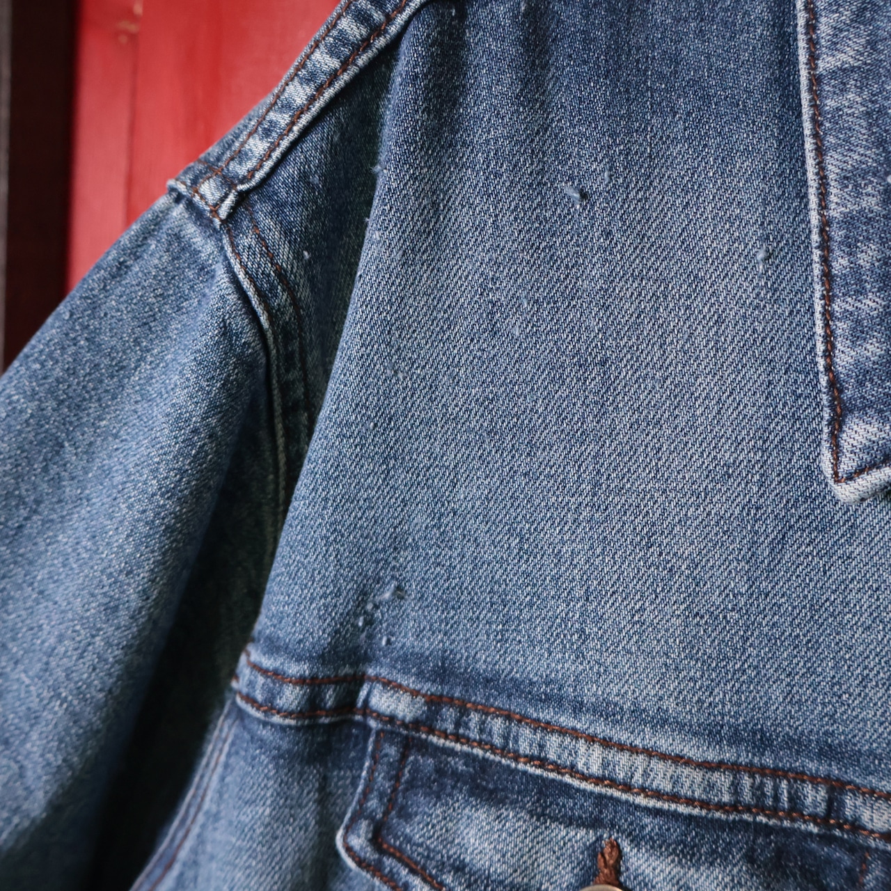 Harley-Davidson デニムジャケット バック刺繍 レディース ハーレー