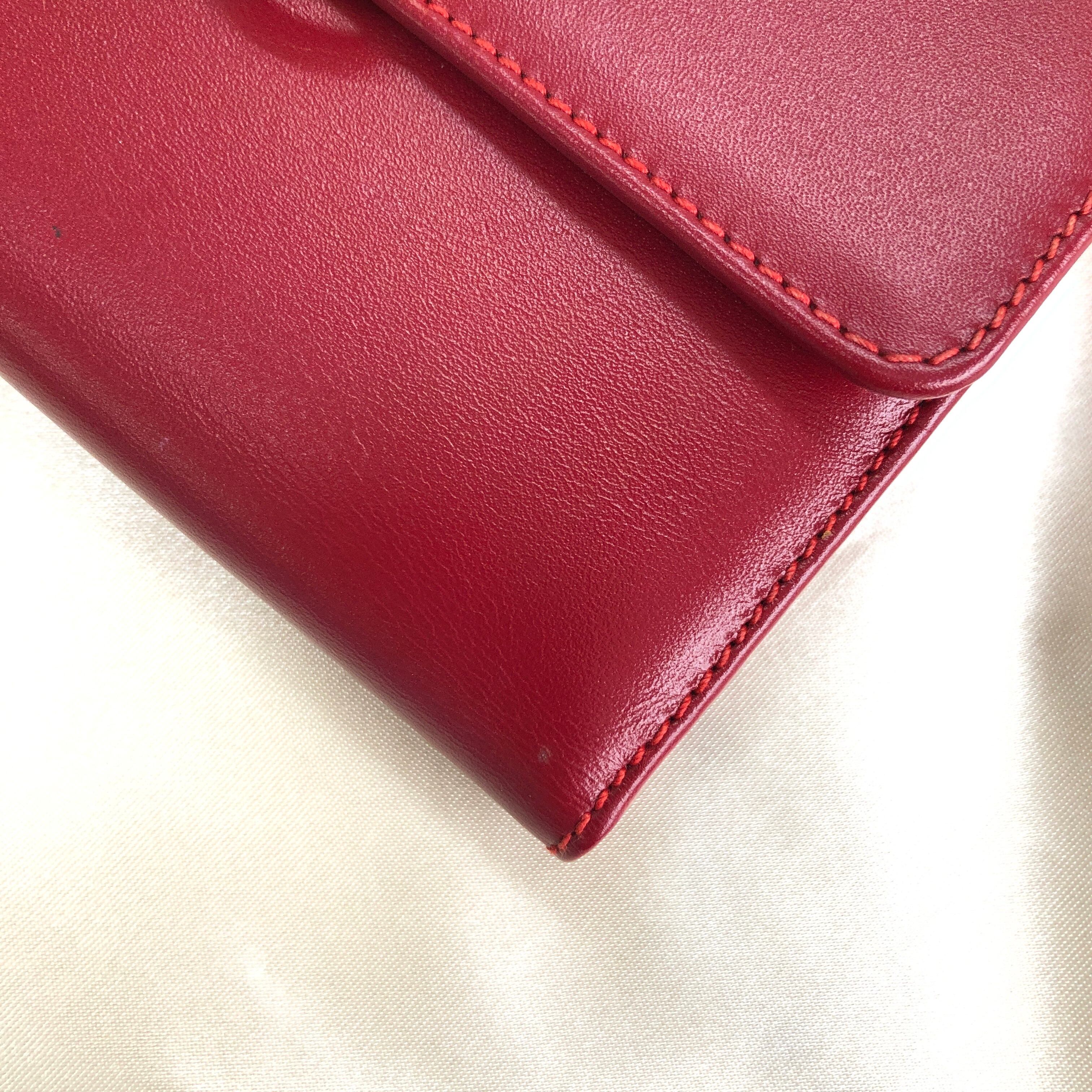 CELINE セリーヌ ホースビット レザー コンパクトウォレット 財布