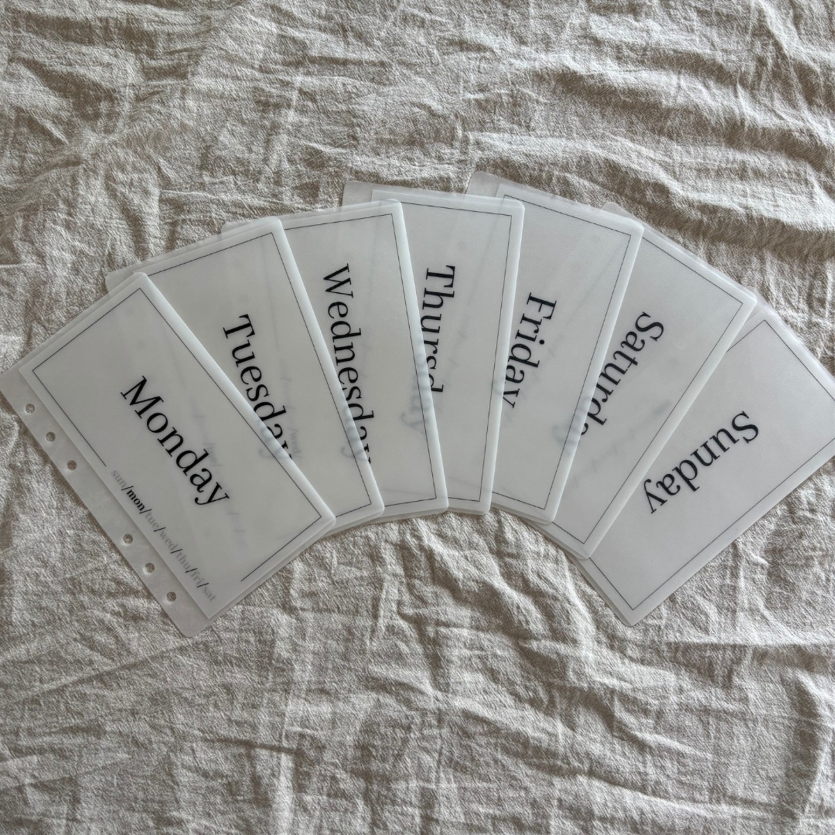 A6曜日リフィル | nyk.saving