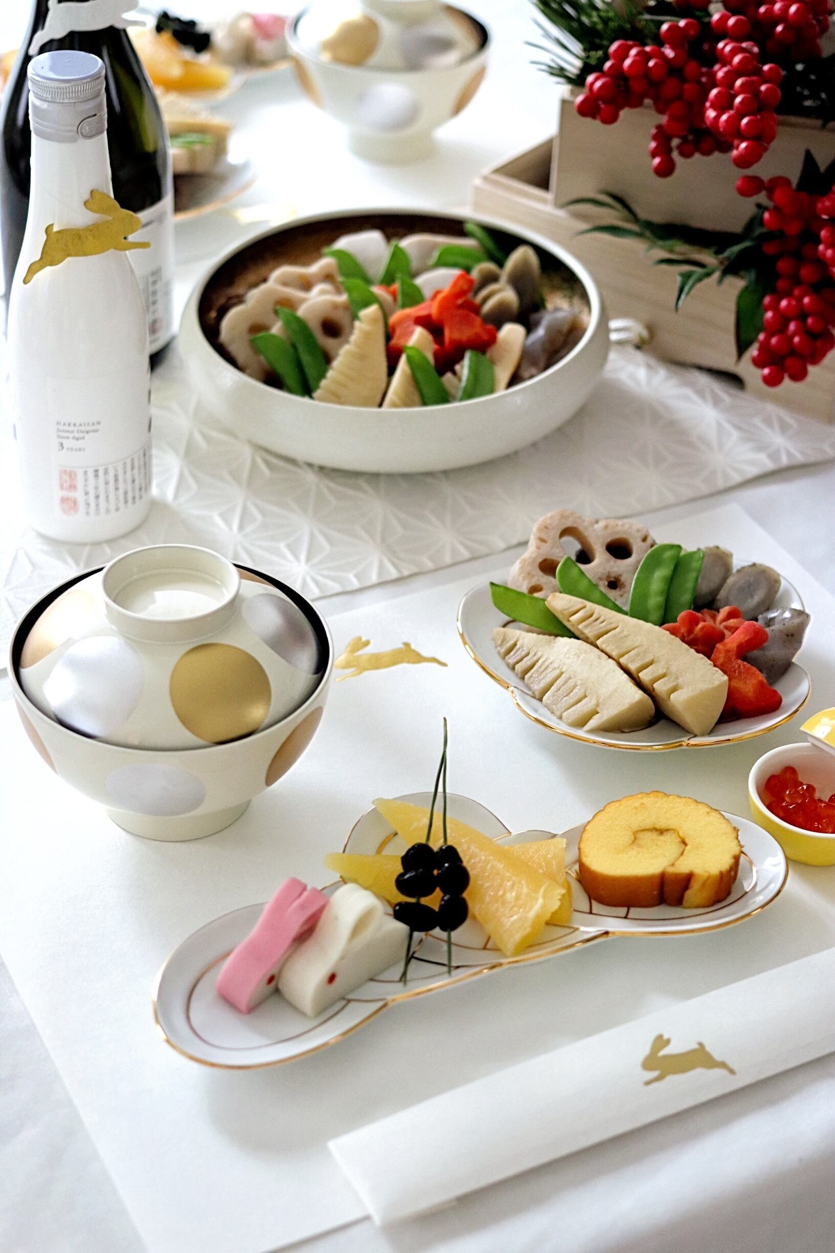 越前漆器 日月椀 白内黒 | Floraison Table フロレゾンテーブル