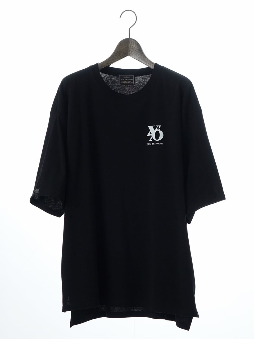 EGO TRIPPING (エゴトリッピング) PRINTTEE-B Tシャツ / BLACK 666607