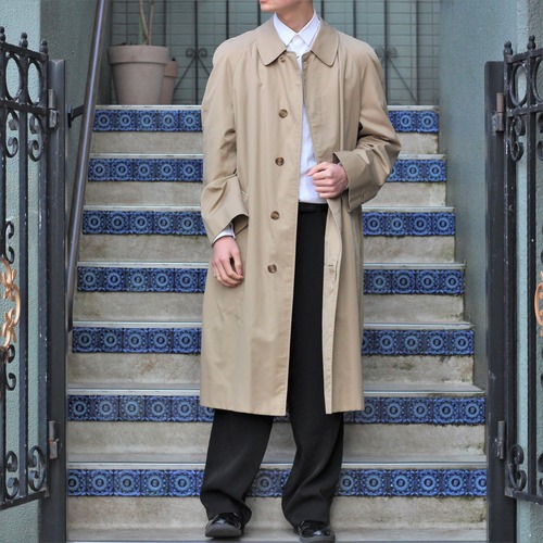 .Aquascutum BALMACAAN COAT MADE IN ENGLAND/アクアスキュータムバルマカーンコート(ステンカラーコート)2000000023519