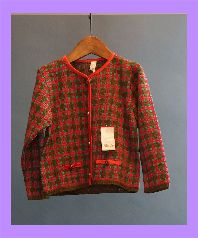 【KIDS】80's dead stock vinage knit 5 years old MADE IN Spanish