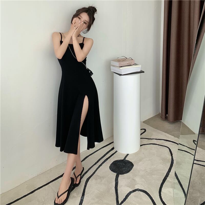 マキシ丈ワンピース 膝下 ノースリーブ 襟なし Aライン かわいい 大人